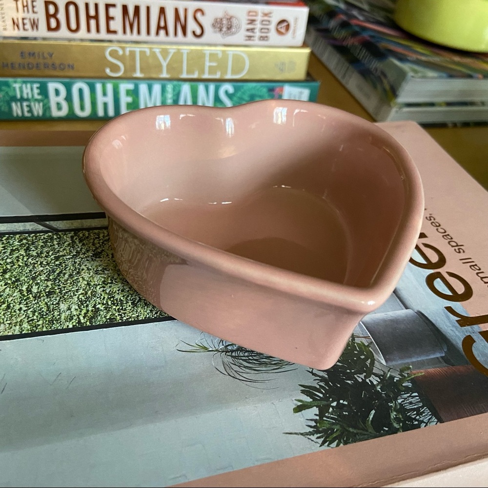 Valentine’s Heart Shaped Stoneware Ramekin
